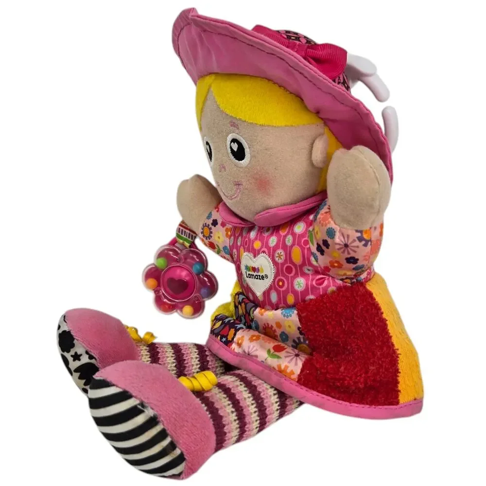 Lamaze My Friend Emily Doll‎ Rattle Baby Sensory Clip On Stuffed Plush Toy 8